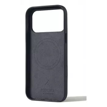 Mujjo Leder Case für iPhone 17 Pro Max mit MagSafe (Basalt)