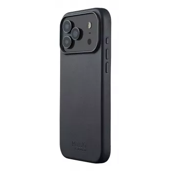 Mujjo Leder Case für iPhone 17 Pro Max mit MagSafe (Basalt)