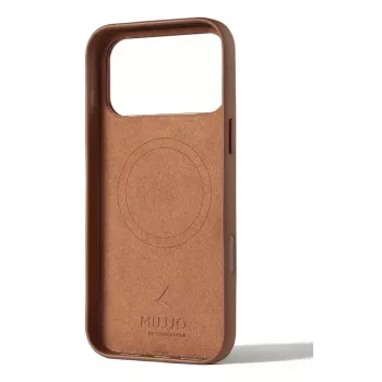 Mujjo Lederhülle für iPhone 17 Pro Max mit MagSafe (Tan)