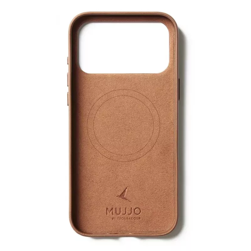 Mujjo Lederhülle für iPhone 17 Pro Max mit MagSafe (Tan)