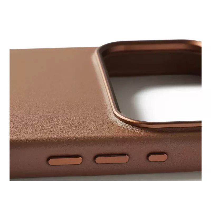 Mujjo Lederhülle für iPhone 17 Pro Max mit MagSafe (Tan)