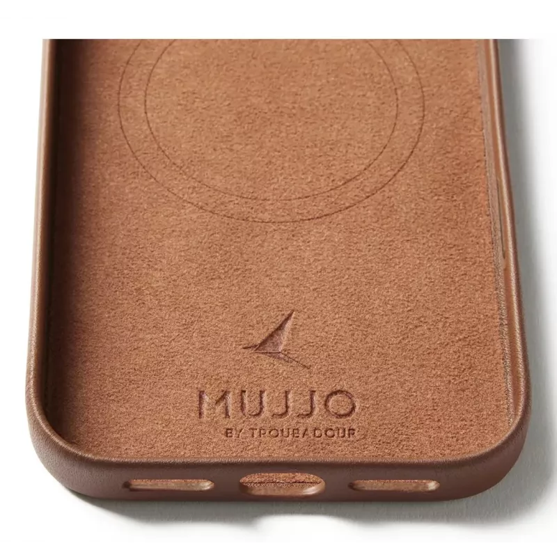 Mujjo Lederhülle für iPhone 17 Pro Max mit MagSafe (Tan)