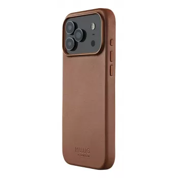 Mujjo Lederhülle für iPhone 17 Pro Max mit MagSafe (Tan)