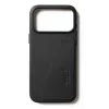 Mujjo Wallet Leather Case für iPhone 17 Pro Max mit MagSafe (Schwarz)