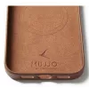 Mujjo Wallet Leather Case für iPhone 17 Pro Max, MagSafe-kompatibel, Tan
