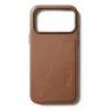 Mujjo Wallet Leather Case für iPhone 17 Pro Max, MagSafe-kompatibel, Tan