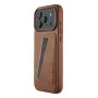 Mujjo Wallet Leather Case für iPhone 17 Pro Max, MagSafe-kompatibel, Tan