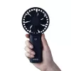 N'OVEEN F120 tragbarer Hand- und Tischventilator mit Akku, USB, 1200 mAh, 3 Geschwindigkeitsstufen, Weiß