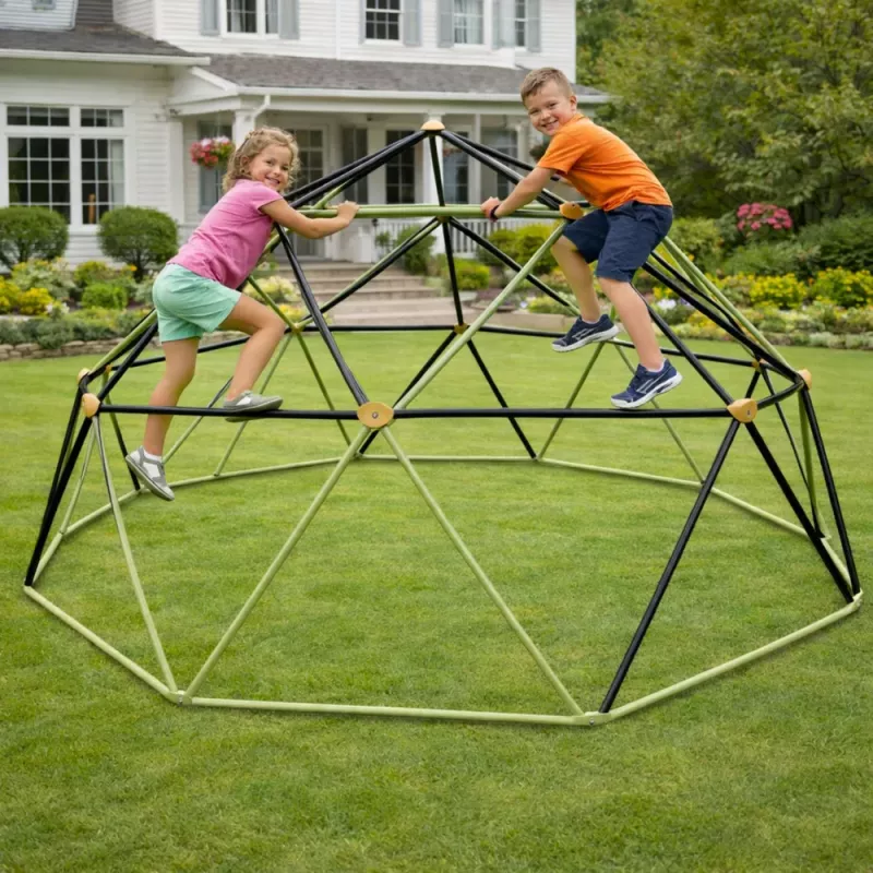 LEAN TOYS Kletterkuppel für Kinder-Gartenspielplatz 300x143 cm 10FT