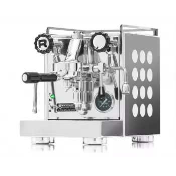 Rocket Appartamento Kaffeemaschine Chrom Weiß