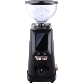Fiorenzato AllGround Kaffeemühle Matt Schwarz Roségold, Titanscheibenmahlwerk