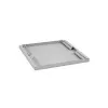 Triton RAB-UP-850-A4 19-Zoll 1U perforiertes Rack-Board, 850mm Tiefe, 80kg Tragfähigkeit, Schwarz