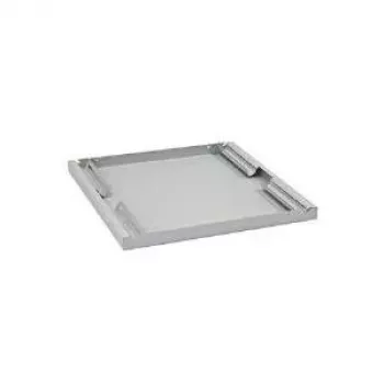 Triton RAB-UP-850-A4 19-Zoll 1U perforiertes Rack-Board, 850mm Tiefe, 80kg Tragfähigkeit, Schwarz