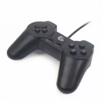 Gembird JPD-UB-01 Kabelgebundener Gamepad mit 10 Tasten, Dual Vibration, USB 2.0 für PC
