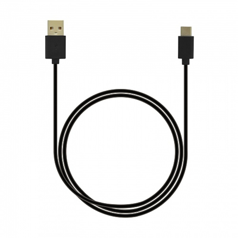 Emporia DATA-TC-GNG-B USB-A auf USB-C Kabel 1 m Schwarz