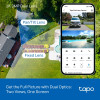 TP-LINK Tapo TC93D KIT V1 Solar-Powered Security Camera Kit - 2K QHD Pan/Tilt Wi-Fi Camera mit Solarpanel
