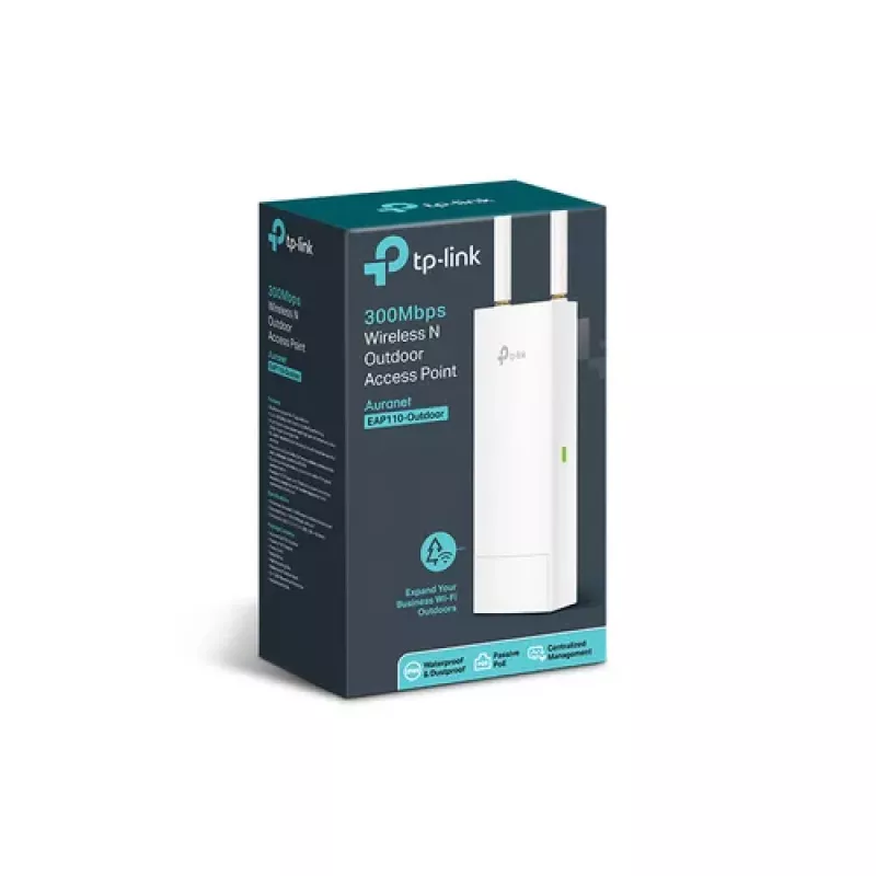 TP-Link EAP110-Outdoor Outdoor Access Point 300Mbps 2.4GHz Passive PoE IP65