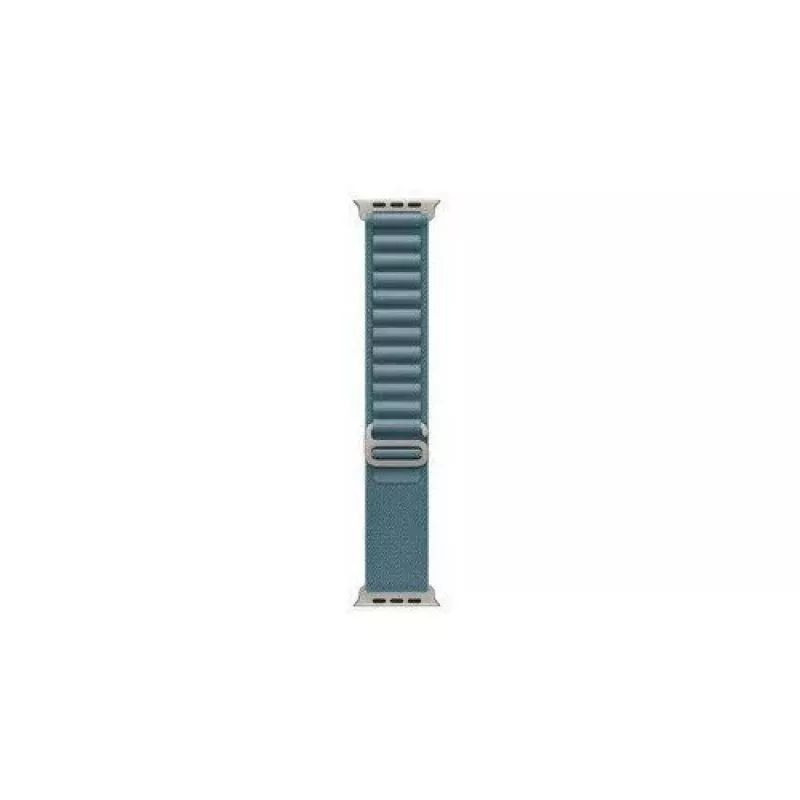 Apple Watch Ultra 3 GPS + Cellular 49mm Natural Titanium Case mit Blue/Bright Blue Trail Loop - M/L