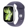 Apple Watch Series 11 GPS 46mm Silver Aluminium Case with Purple Fog Sport Band M/L