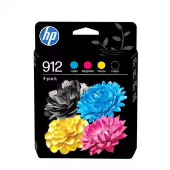 HP 912 Combo Pack - 4er-Pack - Schwarz, Gelb