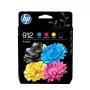 HP 912 Combo Pack - 4er-Pack - Schwarz, Gelb