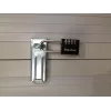 Master Lock 7640EURDBLK Kombinationsschloss 40mm Bügelweite, gehärteter Stahlbügel, 4-stellig resettable, Silber/Grau