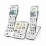 Geemarc AmpliDECT 595-2 Photo Schnurloses Seniorentelefon mit Anrufbeantworter - Duo-Pack