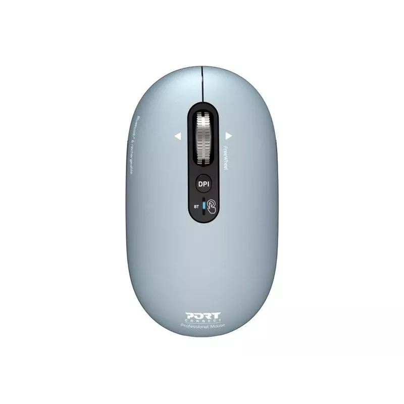 PORT Designs Pure MAC wiederaufladbare Bluetooth-Maus - Storm Grey - 3200 DPI