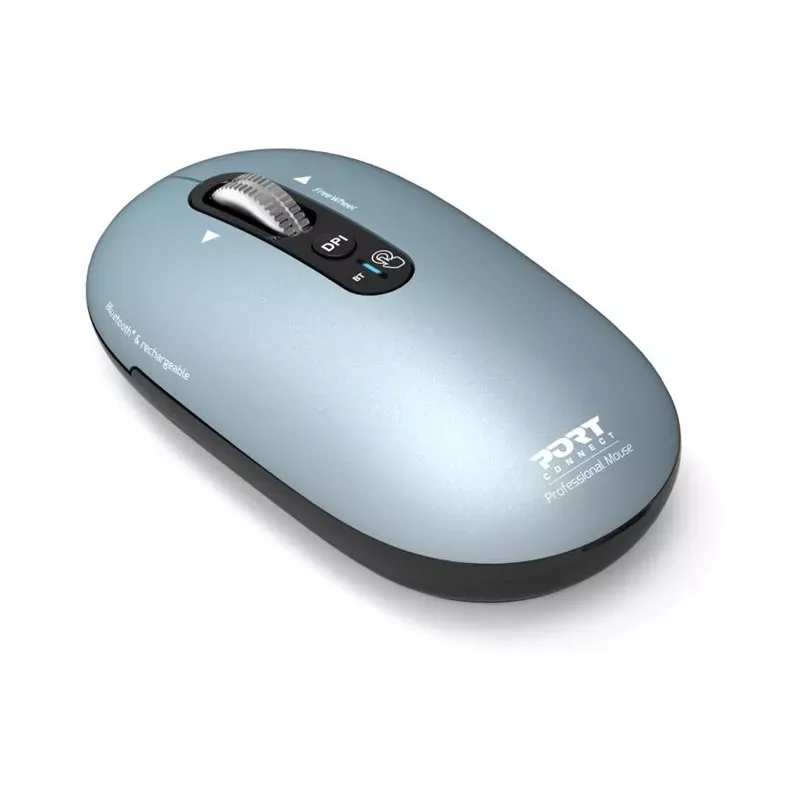 PORT Designs Pure MAC wiederaufladbare Bluetooth-Maus - Storm Grey - 3200 DPI