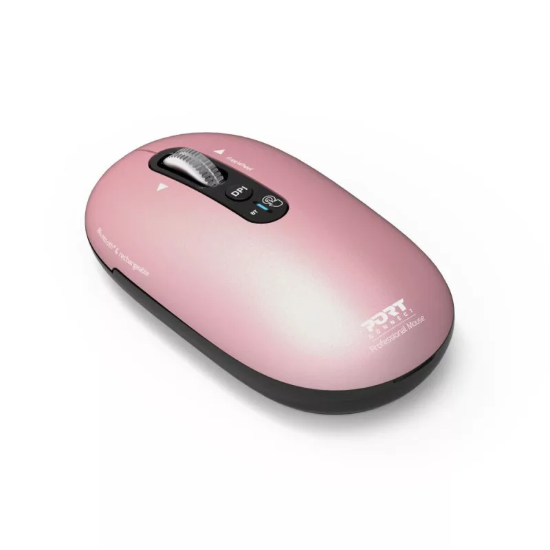 PORT Designs Pure MAC wiederaufladbare Bluetooth-Maus - Copper Rose - Optisch
