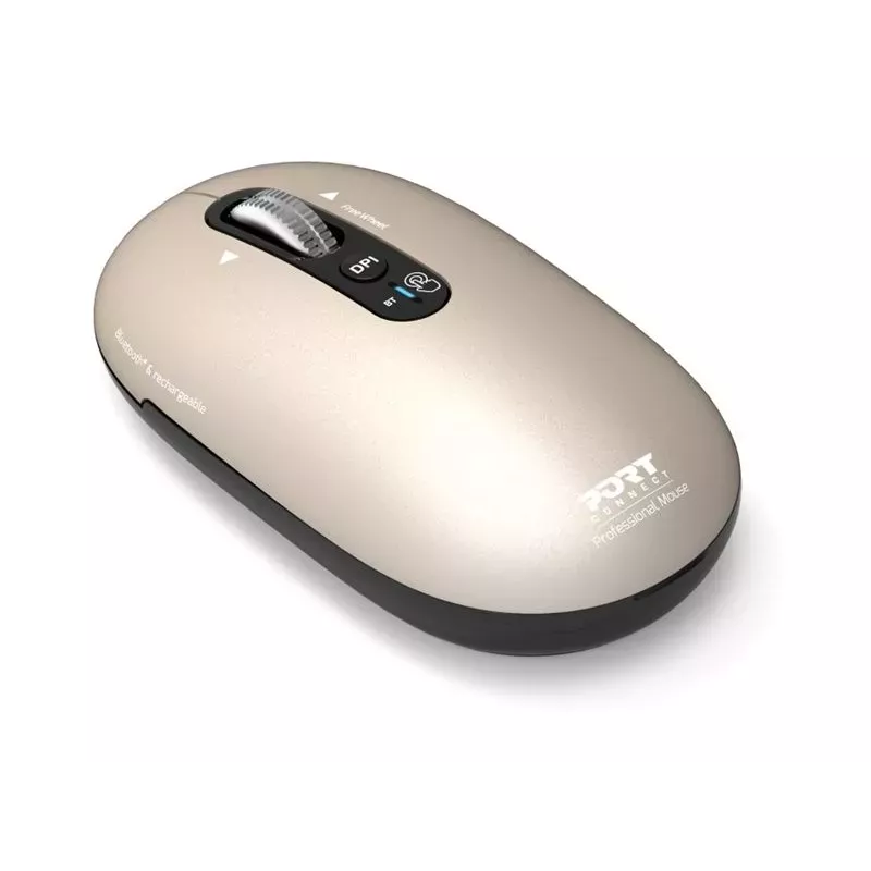 PORT Designs Pure MAC wiederaufladbare Bluetooth Optical Mouse - Pearl
