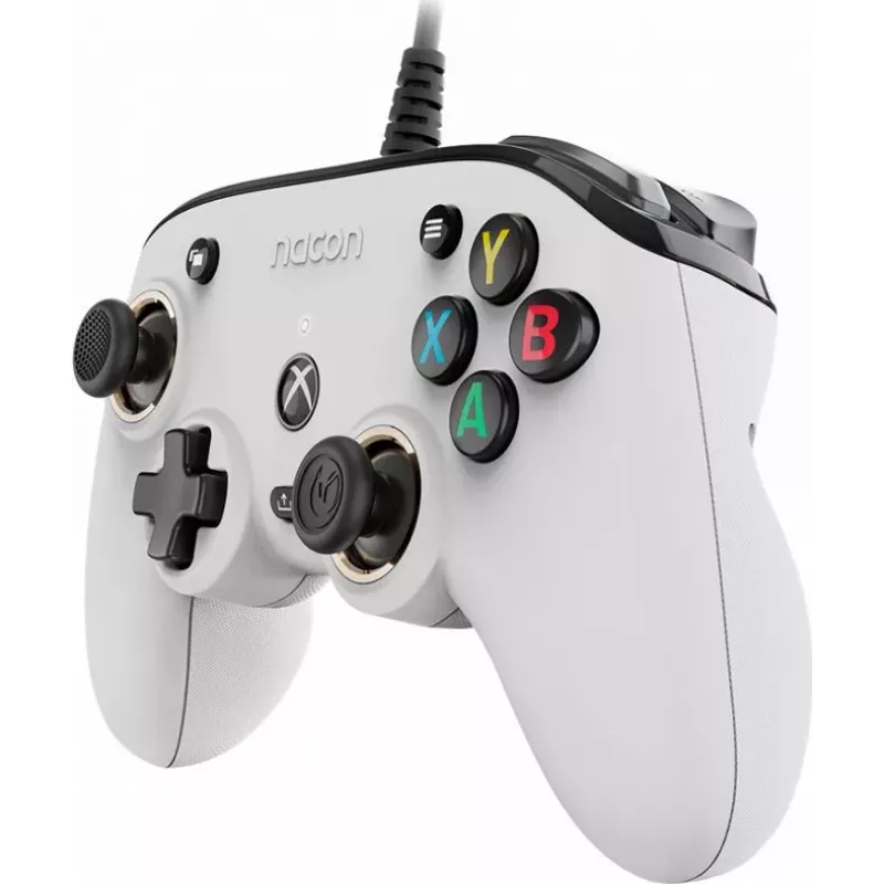 Nacon Compact Pro Wired Controller für Xbox Series X|S, Xbox One & PC - Weiß