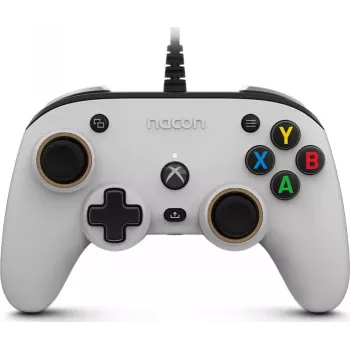 Nacon Compact Pro Wired Controller für Xbox Series X|S, Xbox One & PC - Weiß