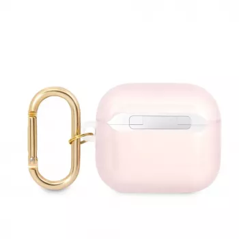 Guess GUA3HHTSP Strap Collection Silikonhülle für AirPods 3 - Pink