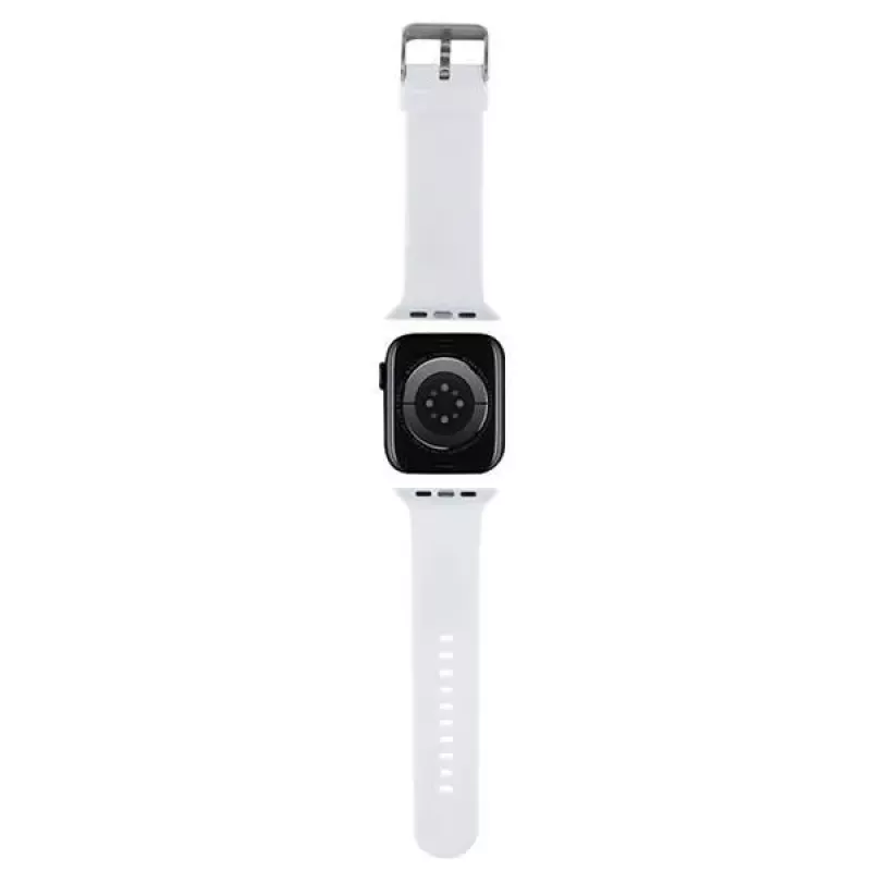 Karl Lagerfeld 3D Rubber Choupette Head Strap für Apple Watch 38/40/41mm - Weiß