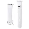 Karl Lagerfeld 3D Rubber Choupette Head Strap für Apple Watch 38/40/41mm - Weiß