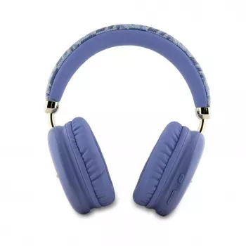 Guess Gcube Metallic Script Logo On-Ear Bluetooth Kopfhörer - Lila