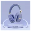 Guess Gcube Metallic Script Logo On-Ear Bluetooth Kopfhörer - Lila