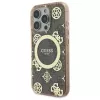 Guess GUHMP16LH4PYEEW Hardcase für Apple iPhone 16 Pro 6,3 inch Braun Peony On 4G Background MagSafe