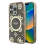 Guess GUHMP16LH4PYEEW Hardcase für Apple iPhone 16 Pro 6,3 inch Braun Peony On 4G Background MagSafe