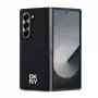 DKNY DKHMZFD6PSHRPSK Repeat Pattern Stack Logo Case für Samsung Galaxy Z Fold6 - Schwarz
