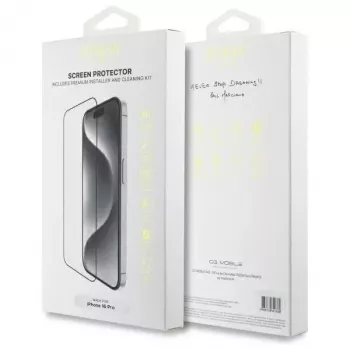 Guess GUTGP16LBOKGCIT iPhone 16 Pro 6.3 inch Screen Protector 2.5D Tempered Glass Clear