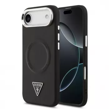 Guess Triangle Logo MagSafe Case für iPhone Air - Schwarz