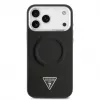 Guess Triangle Logo MagSafe Case für iPhone 17 Pro Max (Schwarz)