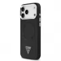 Guess Triangle Logo MagSafe Case für iPhone 17 Pro Max (Schwarz)