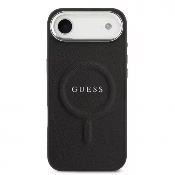 Guess Classic Logo MagSafe Case für iPhone Air - Schwarz