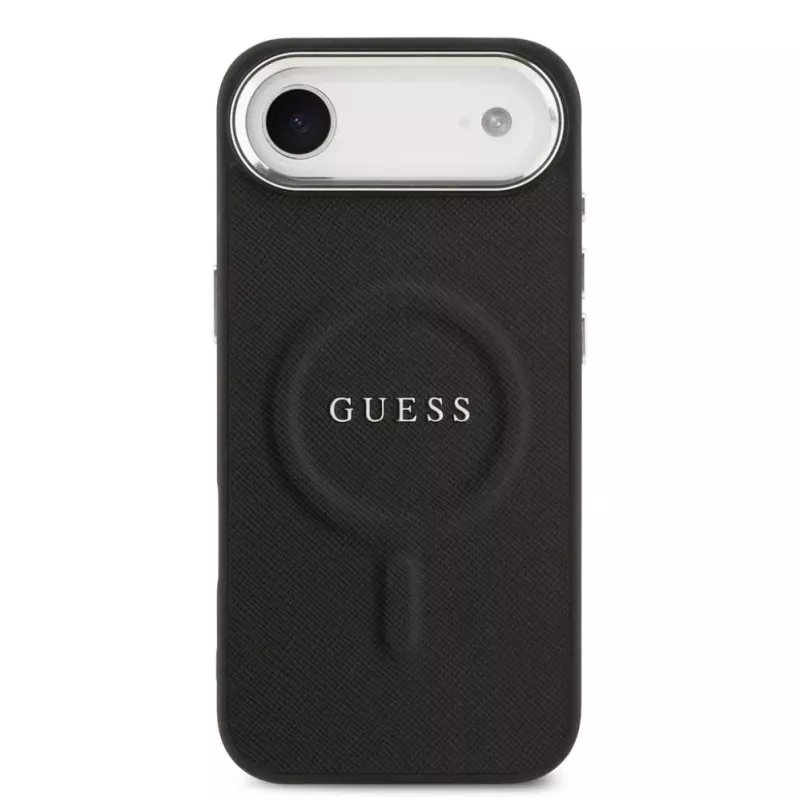 Guess Classic Logo MagSafe Case für iPhone Air - Schwarz