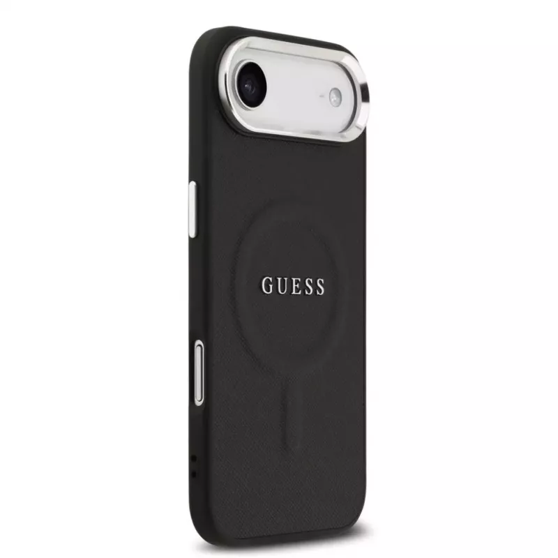 Guess Classic Logo MagSafe Case für iPhone Air - Schwarz