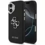 Guess Grained Big 4G Classic Logo Case für iPhone 17, Schwarz