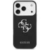 Guess Grained Big 4G Classic Logo Case für Apple iPhone 17 Pro, Schwarz